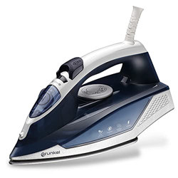 Grunkel - PL-22NS - Plancha de Vapor para la Ropa con suela ultradeslizante non-stick, golpe de vapor de 120g, función antical y antigoteo y control d precio
