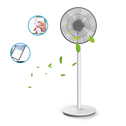 Dream Maker Ventilador De Pedestal Inalámbrico Silencio 28 Horas De Trabajo APLICACIÓN Bluetooth Control Remoto Se Puede Cambiar A Un Ventilador De Me características