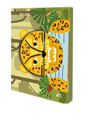 Quo Vadis - Agenda escolar, Sep. 2021 hasta Junio 2022, 1 Día por página 12x17cm KAWAI Guepardo características