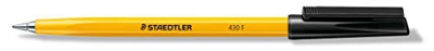 Staedtler 430 F - Bolígrafo de bola, color negro