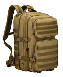 Yakmoo Gran Mochila de Asalto Impermeable Estilo Militar Táctico de Nylon Molle Sistema Bolsa de Estudiante de 45L al Aire Libre precio