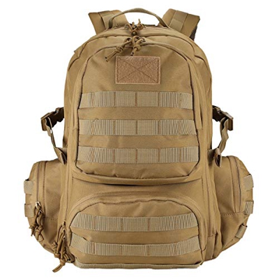 ProCase Mochila Táctica 42L 600D, Paquete de Asalto MOLLE de Gran Capacidad para Utilidad Militar, Bolsa de 3 Días para Caza Senderismo Acampada Activ