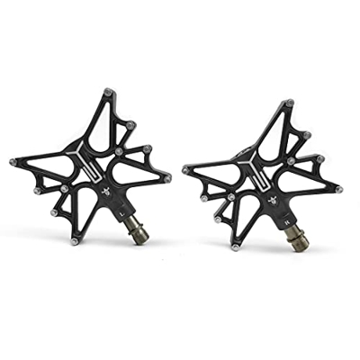 FETESNICE Ciclismo Pedales Fixed Gear MTB BMX Bicicleta Pedales 9/16 Titan Eje Soporte increíble Outdoor Sports DH Manivela Bicicleta de montaña Cicli