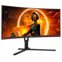 G3 CU34G3S/BK pantalla para PC 86,4 cm (34") 3440 x 1440 Pixeles UltraWide Quad HD LED Negro, Rojo, Monitor de gaming
