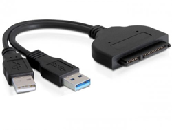 DeLOCK SATA/USB Converter - Adaptador SATA/USB (USB 2.0/3.0, Macho/Hembra), Neg en oferta
