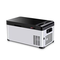 Nevera Eléctrica Portátil Refrigerador de hielo portátil de 18L y enchufe eléctrico calentador Mini Termoeléctrico Doble enfriamiento Doual Enchufe de precio