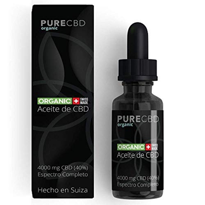 CBD Oil | Aceite de cáñamo enriquecido con 40% CBD (4000mg) | Bio Suisse Orgánico