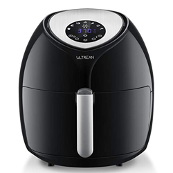 Ultrean Freidora sin Aceite 6L/8L, Freidora Aire 1800W, Air Fryer con 7 Programas, Pantalla Digital LCD, Ajuste de Tiempo y Temperatura, Freidoras sin en oferta