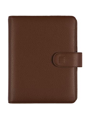 Finocam - Agenda 2022 1 Día Página, de Enero 2022 a Diciembre 2022 (12 meses) 1000 - 155x215 mm Organizador Open Leo.2 Marrón Español