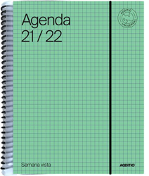 ADDITIO A142-SV Agenda Universal Semana Vista - color verde precio