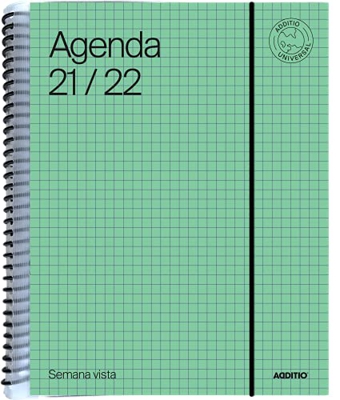 ADDITIO A142-SV Agenda Universal Semana Vista - color verde