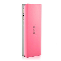 Nsdsb 13000mah Power Bank Case Teléfono móvil portátil con Dos interfaces USB Banco de Carga Conjunto Oficial Pink Rome en oferta