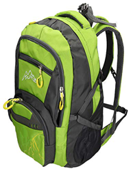 BETZ Mochila Unisex para Viaje Senderismo Camping MÜNCHEN con 4 Bolsillos Volumen 37 litros Color Verde características