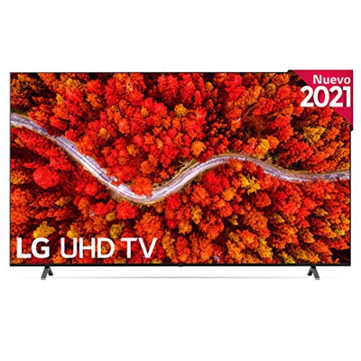 LG 86UP8000-ALEXA 2021-Smart TV 4K UHD 217 cm (86") con Inteligencia Artificial, Procesador Inteligente α7 Gen4, Deep Learning, 100% HDR, Dolby ATMOS,