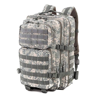 Mochila, diseño de mochila de asalto del ejército de los Estados Unidos, 50 L, verde camuflaje