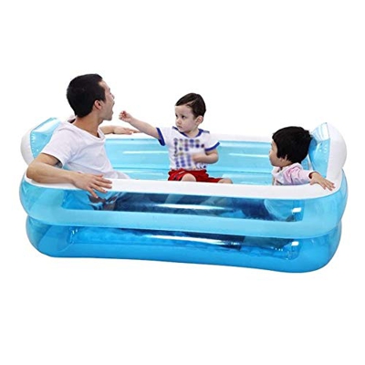 Piscinas hinchable Los Niños Y El Respaldo, La Familia De La Piscina Interactiva Fiesta De Verano Cubierta Desgaste Espesamiento Inflable Bañera Autop