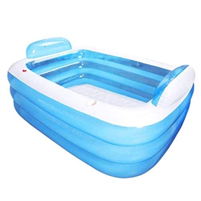 GAOTTINGSD Piscinas Hinchable Inflable Espesado Bañera, Baño Adulto de la Familia del Barril Plegable Tamaño 150 * 105 * 55cm