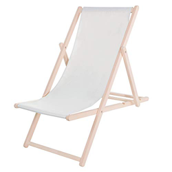 SPRINGOS Tumbona Tumbona de jardín Madera de Haya lacada clásica Dimensiones: 58 x 92 x 62 cm Tumbona Plegable Tumbona de relajación Tumbona de Playa  en oferta