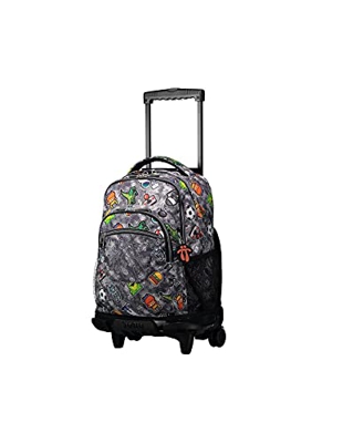 TOTTO MORRAL Rue BOMPER RENGLONES Mochila con Ruedas, Juventud Unisex, Estampado (Multicolor), Talla Única