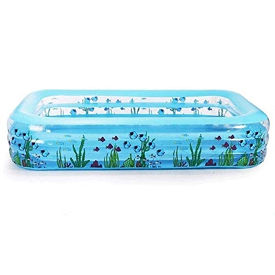 GAOTTINGSD Piscinas Hinchable Inflable del hogar Espesado Grande Bañera, Bañera Plegable de plástico de PVC de Material Suave 196 * 143 * 46cm