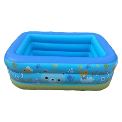 GAOTTINGSD Piscinas Hinchable Bañera Inflable Plegable Durable Adulto Niño Bañera, plástico, Azul 150 * 100 * 50 Cm en oferta