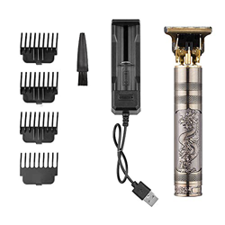 Kstyhome Cortadora de Pelo Profesional T9, cortadora de Peinado para Hombres, Herramienta de Tallado, máquina de Corte de Pelo eléctrica con Base Reca características