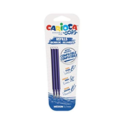 Recambios Bolígrafo Borrable Oops Azul - 3 Uds