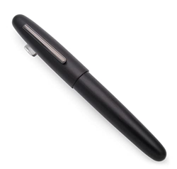 JINHAO 9056 - Pluma estilográfica de madera natural, punta de tinta hecha a mano (madera de ébano con clip negro, punta mediana de 0,7 mm) características
