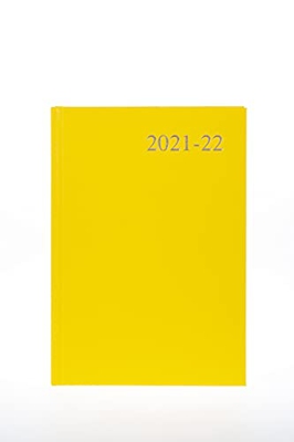 Collins Agenda de mediano año 2021/22 Essential A5, vista semanal, color amarillo