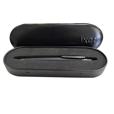 Bolígrafo Inoxcrom Zeppelin Sport con cuerpo lacado en Negro mate. Presentado en estuche metal Inoxcrom
