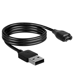 kwmobile Cable de Carga Compatible con Garmin Vivoactive 3/4 / Vivosport/Fenix 5/6 y más - USB Negro para Fitness Tracker y smartwatch en oferta