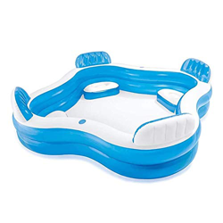 GAOTTINGSD Piscinas Hinchable 90 X 90 X 26 En La Piscina Inflable, Piscina For Niños, Familia Salón Piscina, Familia Piscina For Los Niños, Adultos, B características