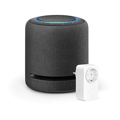 Echo Studio + Amazon Smart Plug (enchufe inteligente WiFi), compatible con Alexa