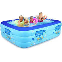 GAOTTINGSD Piscinas Hinchable Piscina Familiar Piscina Piscina for niños Piscina for niños con Piscina Family Deluxe, Piscina Rectangular for niños, f precio