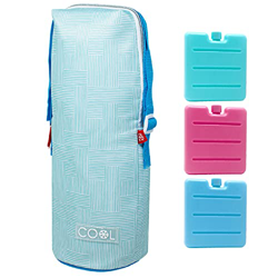 ToCi Bolsa isotérmica azul de 2 litros, incluye juego de 3 acumuladores de frío pequeños | Minielementos de refrigeración para la bolsa térmica precio