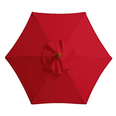 YHNJI Sombrillas de repuesto para sombrilla de patio, 15 cm de repuesto, para exteriores, patio, jardín, playa, 6 varillas