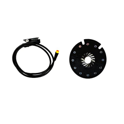 Sensor de Asistencia de Pedal Ebike, Sensor Pas KT-D12L, fácil de Instalar, Sensor de Asistencia de Pedal de 12 imanes Sensor Pas de Bicicleta eléctri en oferta