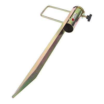 Moritz Soporte para sombrilla de 45 cm, muy estable, galvanizado, diámetro de 35 mm