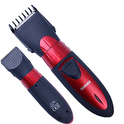 Rasuradora para barba, cabello, grande, negro Surker, impermeable, ajustable.