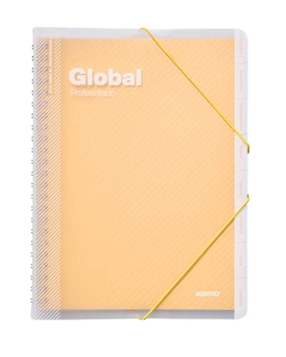 Additio P172 Carpeta Global Evaluación + Agenda + Tutoría + Reuniones - color amarillo
