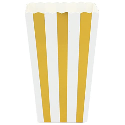 Bolsa de palomitas de maíz, caja de palomitas de papel de color brillante de pie fácil de montar para la noche de cine para adultos(#1)