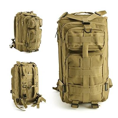 Greenpromise Unisex impermeable nylon mochilas ejército táctico gran capacidad mochila 30L viaje al aire libre camping senderismo supervivencia bolsa 