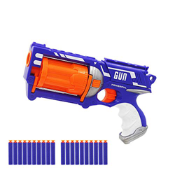 OYJD Elite Assault Shock Wave, Pistola de Juguete Manual de 6 ráfagas de Espuma Suave, Adecuada para Que Amigos y Familiares jueguen Juntos, 20 Dardos precio