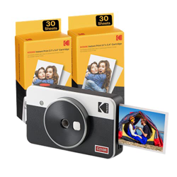 Kodak C210R Mini Shot 2, Cámara Instantánea con Impresora y 68 Hojas, 54X86 Mm, Conexión Inalámbrica Bluetooth, Compatible iOS y Android, Camara analo características
