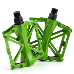 AIlysa Bicicleta de Montaña, Pedales Bici MTB de Montaña,, Aluminio Antideslizante 9/16 Pedales Ciclismo con Rodamiento Sellado, para Mountain Bike, B en oferta