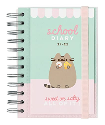 Agenda Pusheen 2021-2022 - Agenda escolar en Francés 2021-2022 / Agenda 2021 día por página - Agenda 10 meses desde Septiembre de 2021 a Junio de 2022