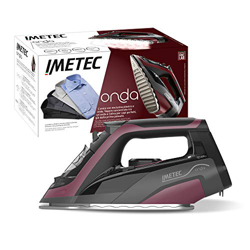 Imetec Onda F2, Plancha de Vapor con Suela Exclusiva a Ondas Patentada, 2400 W, Golpe de Vapor de 200 g, Depósito de 300 ml, Triple Protección Antical en oferta
