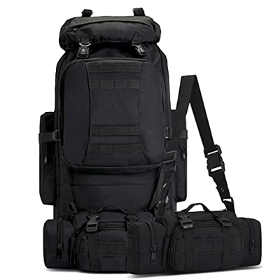 SPAHER Mochila Táctica Militar Camuflaje Molle Assault Pack Mochilas de Marcha Ligero Impermeable Bolso de Viaje para Senderismo Acampada, Montañismo,