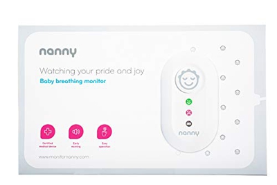 JABLOTRON™ Nanny Monitor BM-02 Babyphone - Monitor de Respiración para Bebés con 2x Sensor de Alfombras - Monitorea la respiración de su hijo - Fabric