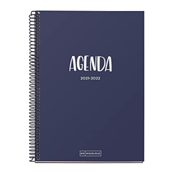 Miquelrius - Agenda Escolar 2021-2022, Tamaño PLUS 15 x 21.3 cm, Semana Vista, School Marino, Idioma Español en oferta